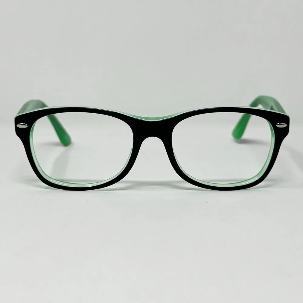 Ray-Ban RB1528 3764 Black Green Kids Eyeglass Frames 48-16-130